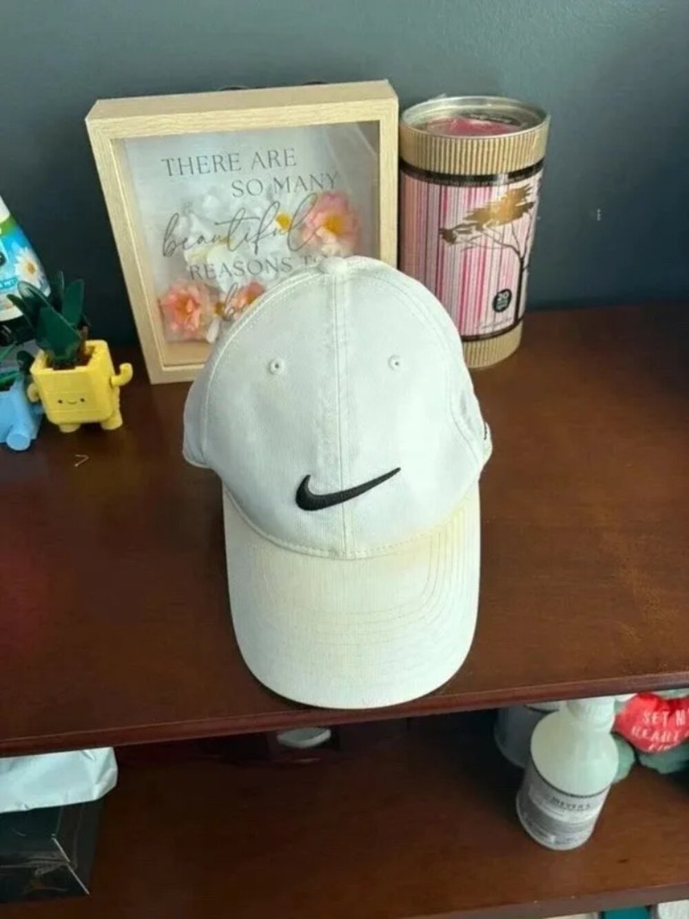 Nike TPC Sugarloaf Golf Hat White Adjustable Embroidered Swoosh